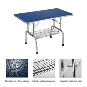Large 46 Inch Heavy Duty Animal Grooming Table For Pets Cats And Dogs With Adjustable Arms And Clips